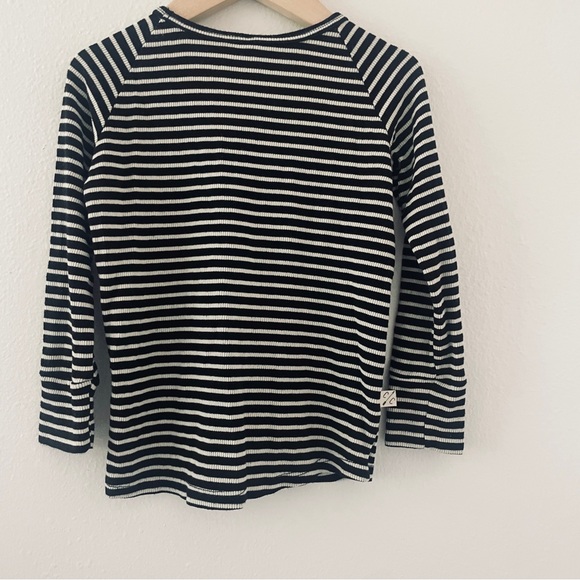 3 Piece Bundle - Black and Beige Cream Striped Childhoods Tops & Shorts - Picture 7 of 10